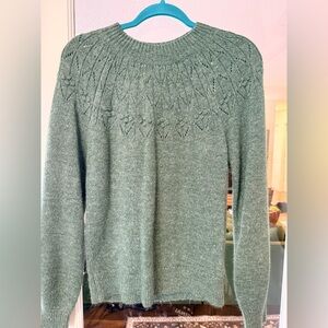 RW&CO. Elegant Sage Knit Sweater